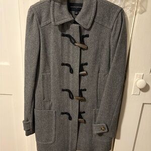 Banana Republic Gray Toggle Pea Coat